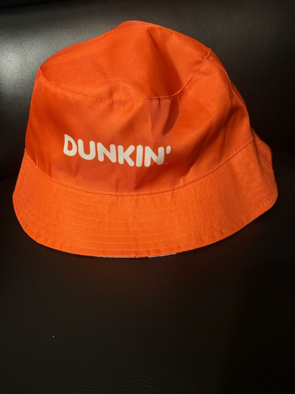 Unisex Dunkin' Orange Logo Bucket Hat